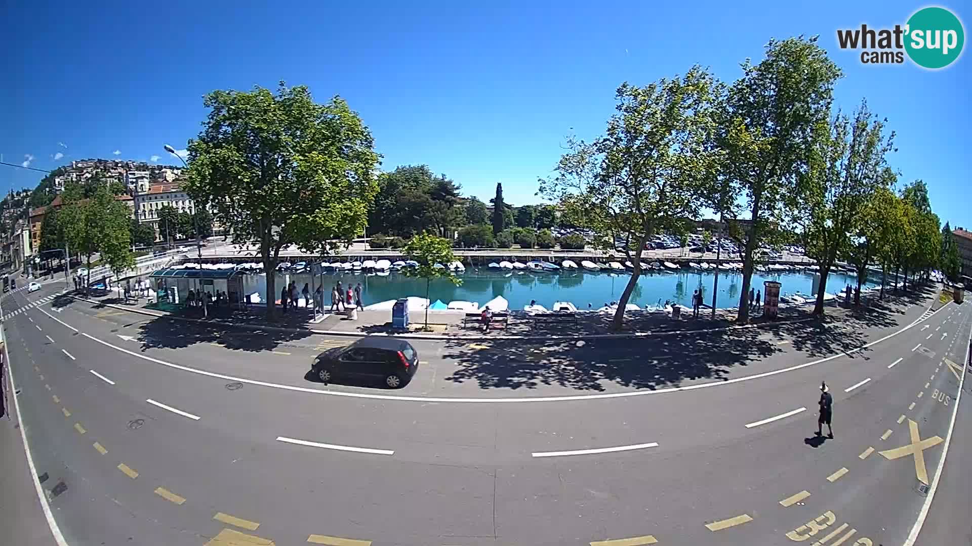 Rijeka –  pogled na Trsat i Sušak