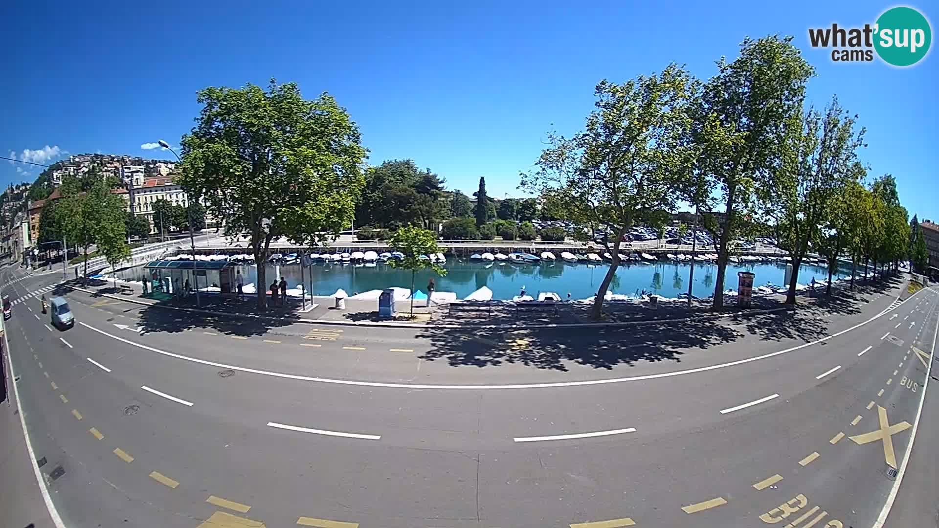 Rijeka – Der Blick auf Trsat und Sušak
