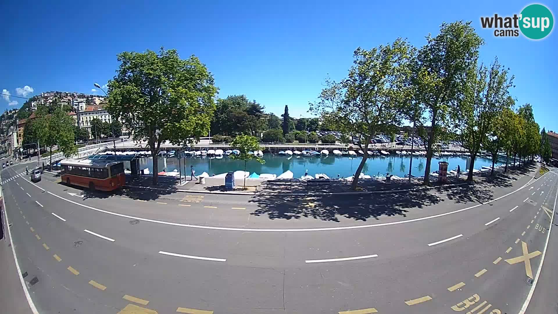 Rijeka – Der Blick auf Trsat und Sušak