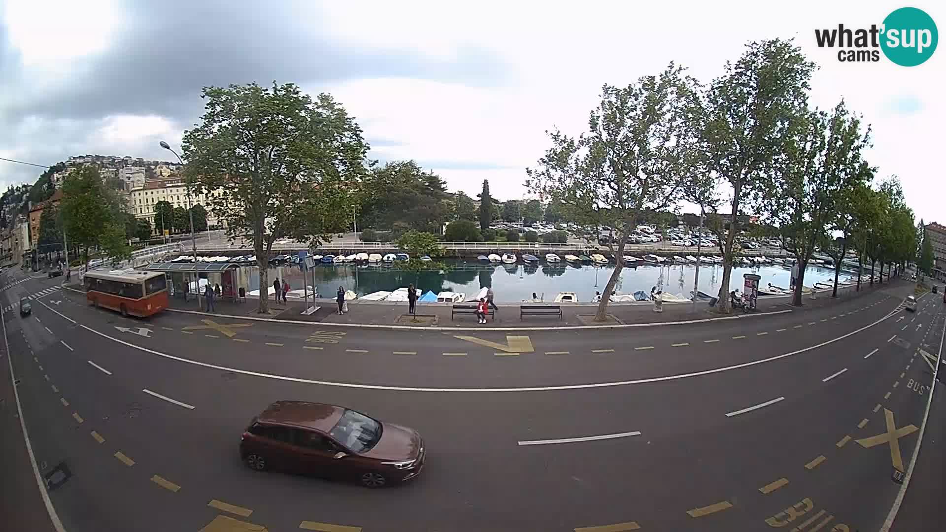 Rijeka –  La vue de Trsat et Sušak