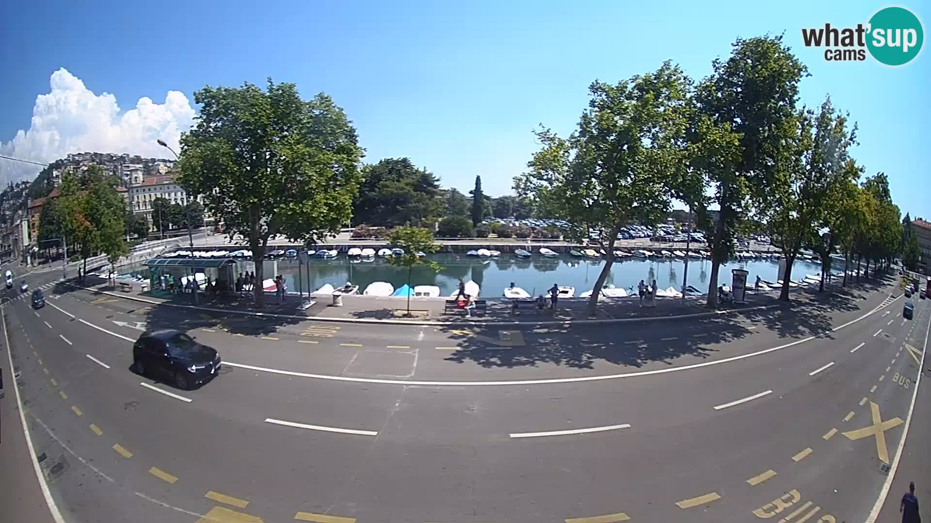 Rijeka –  La vista de Trsat y de Sušak