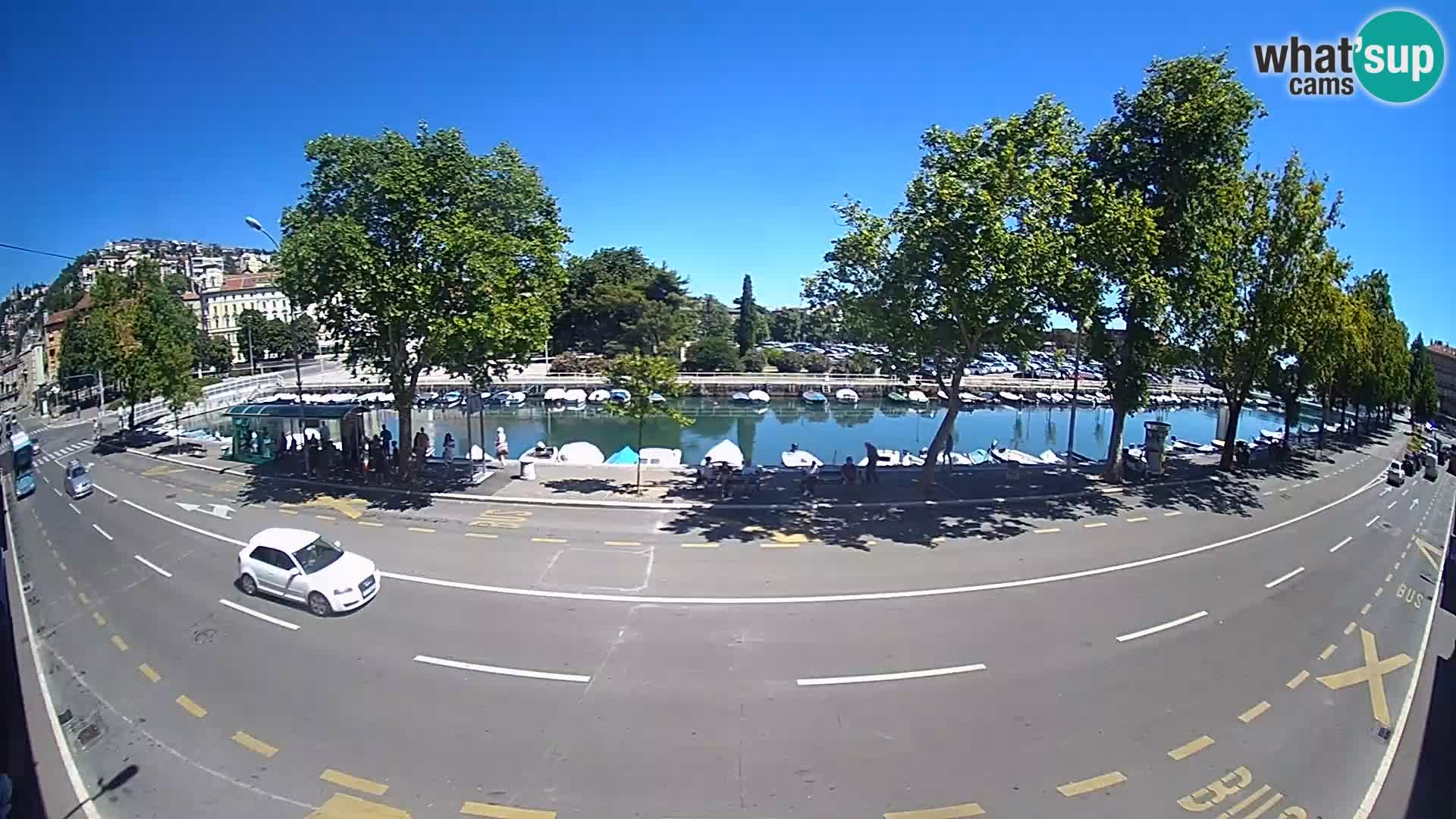 Rijeka – Der Blick auf Trsat und Sušak