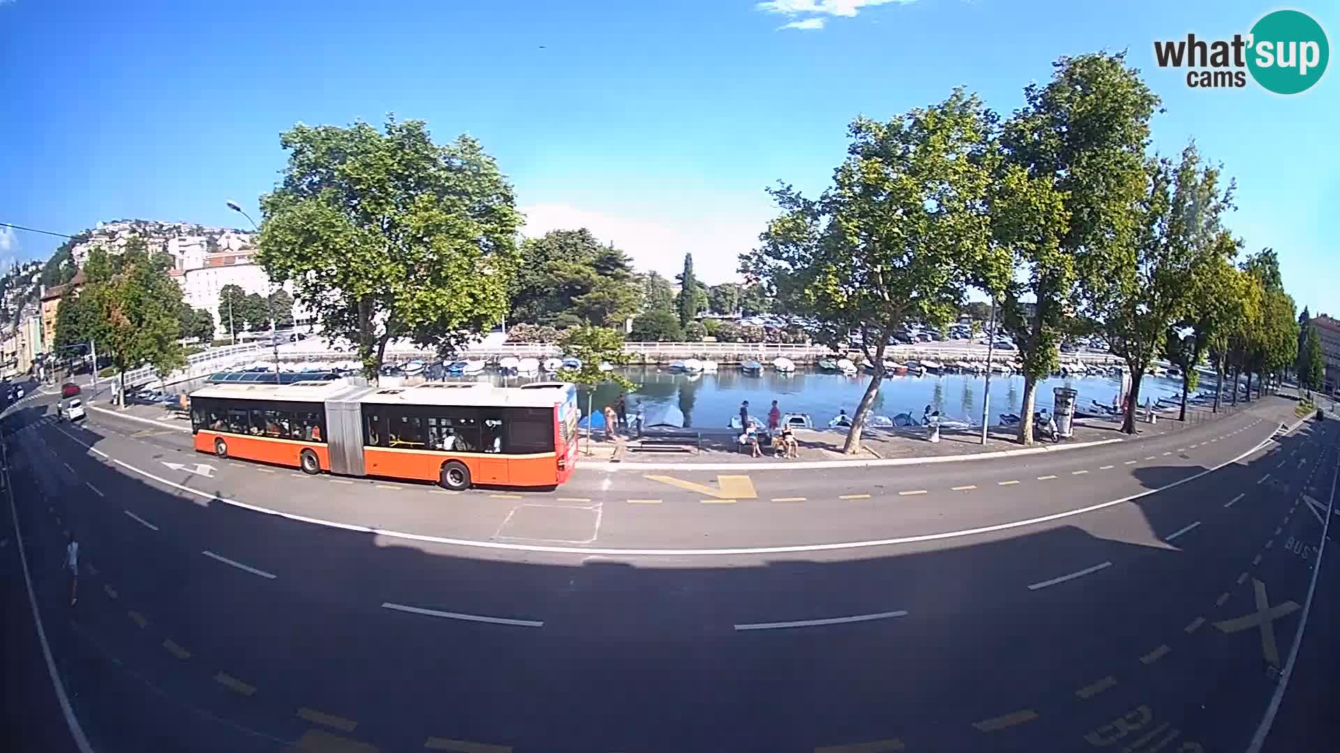 Rijeka –  La vista de Trsat y de Sušak