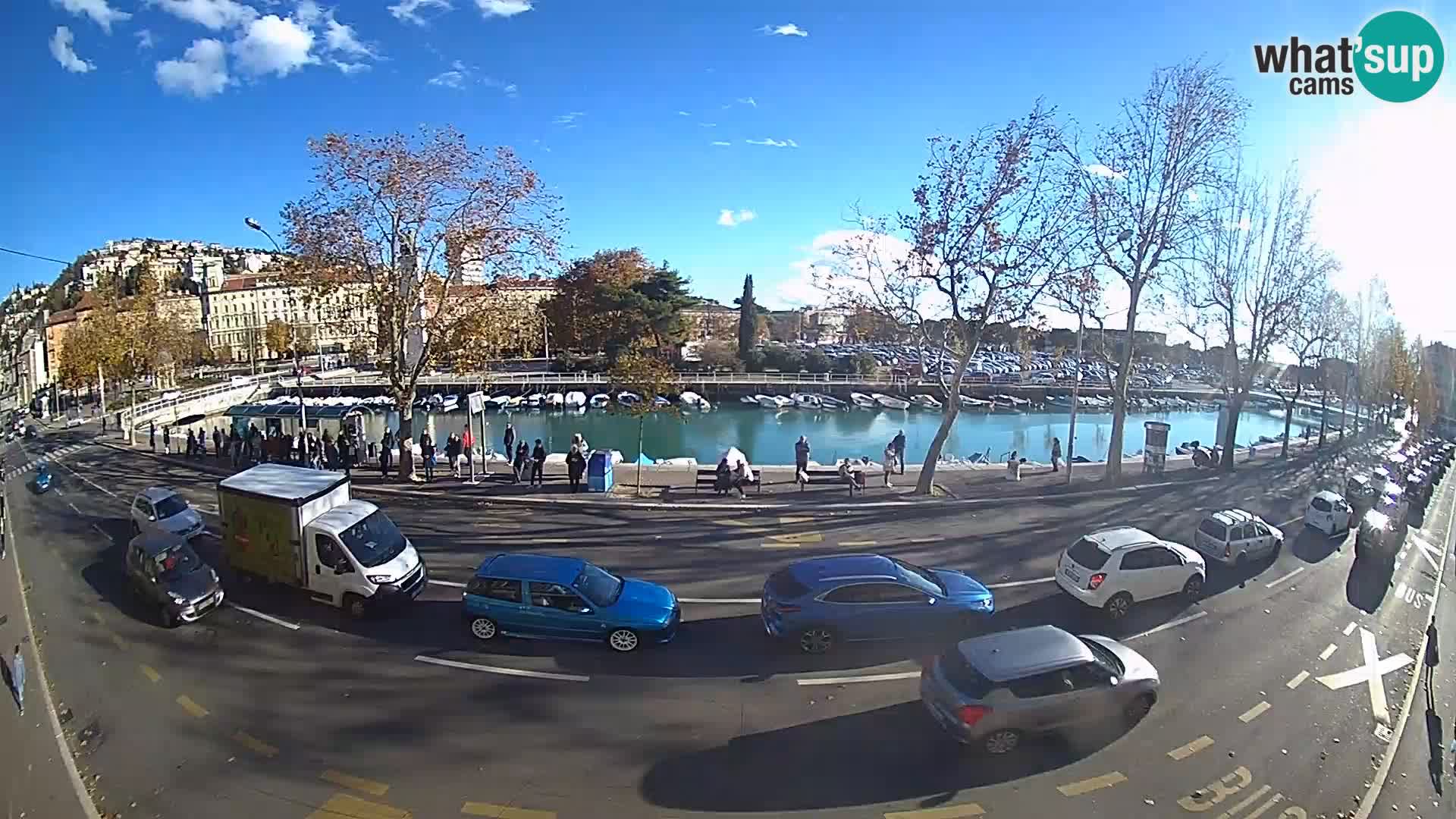 Rijeka – Der Blick auf Trsat und Sušak