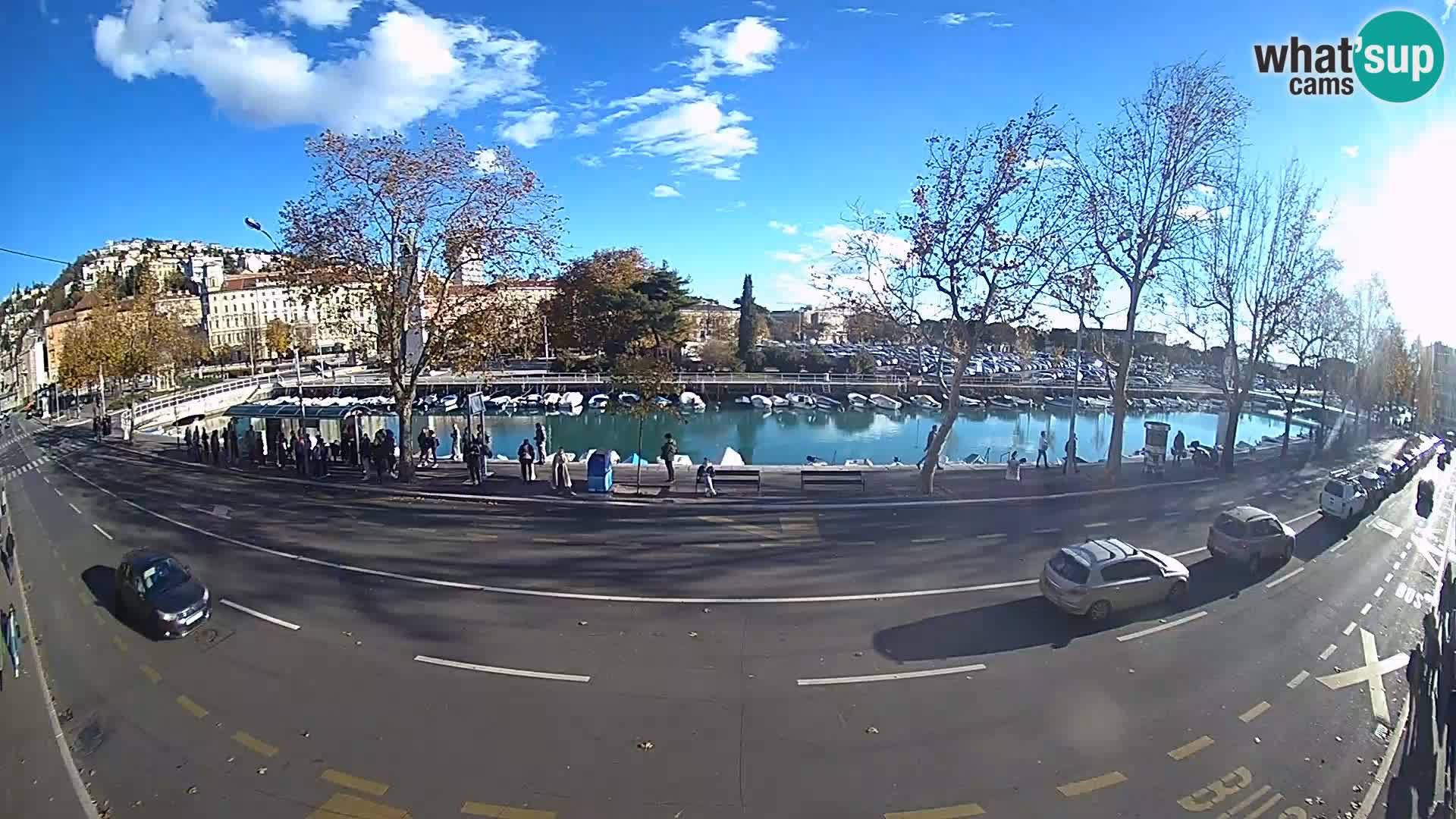 Rijeka –  pogled na Trsat i Sušak