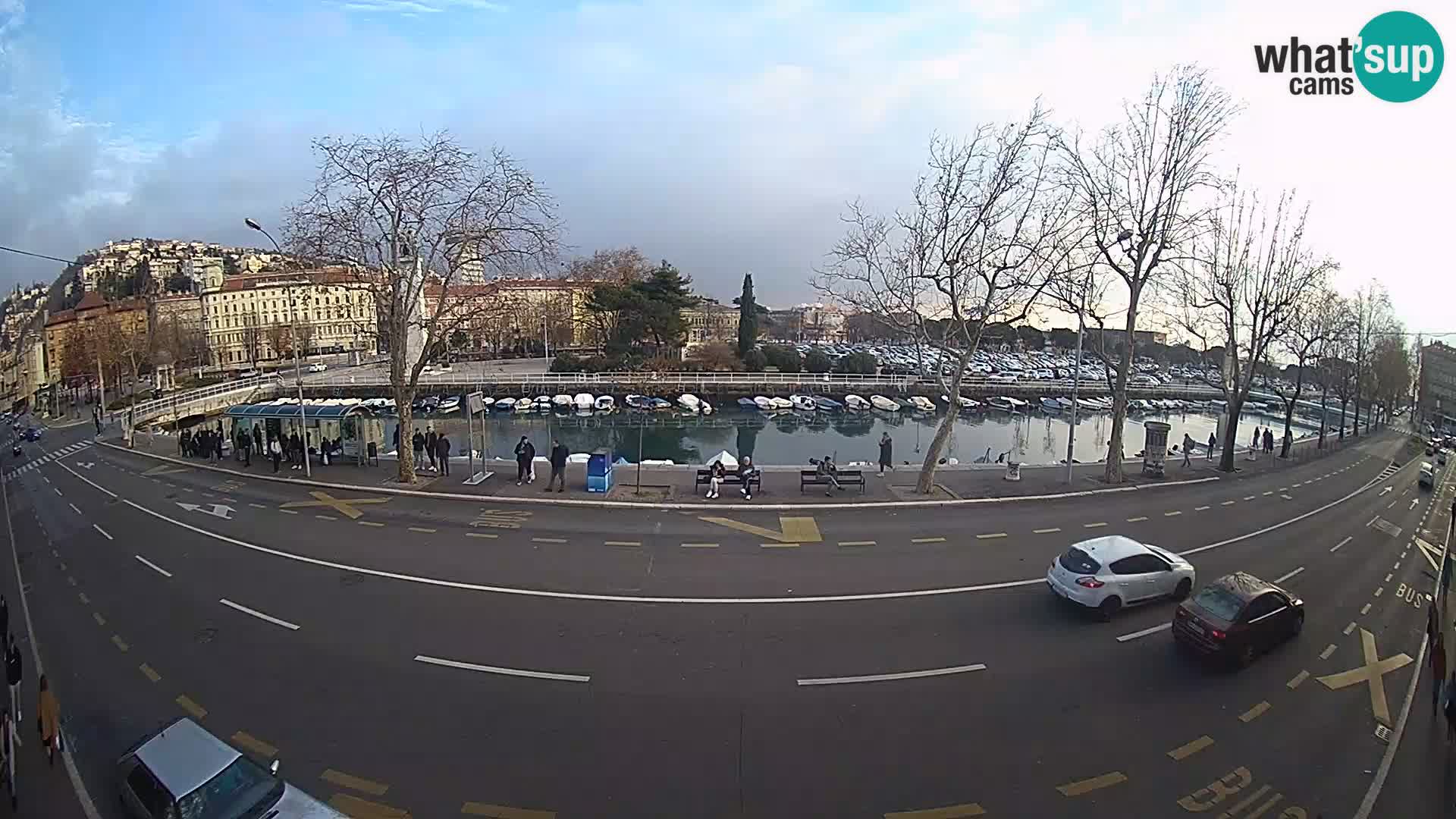 Rijeka –  La vista de Trsat y de Sušak