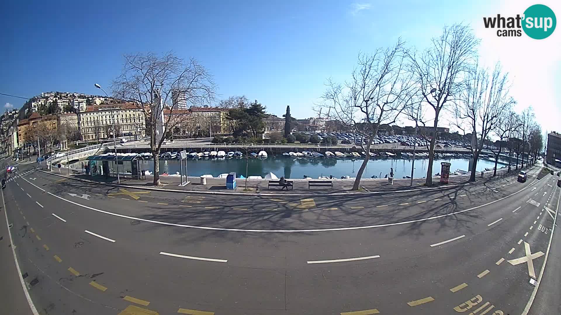 Rijeka –  La vista de Trsat y de Sušak