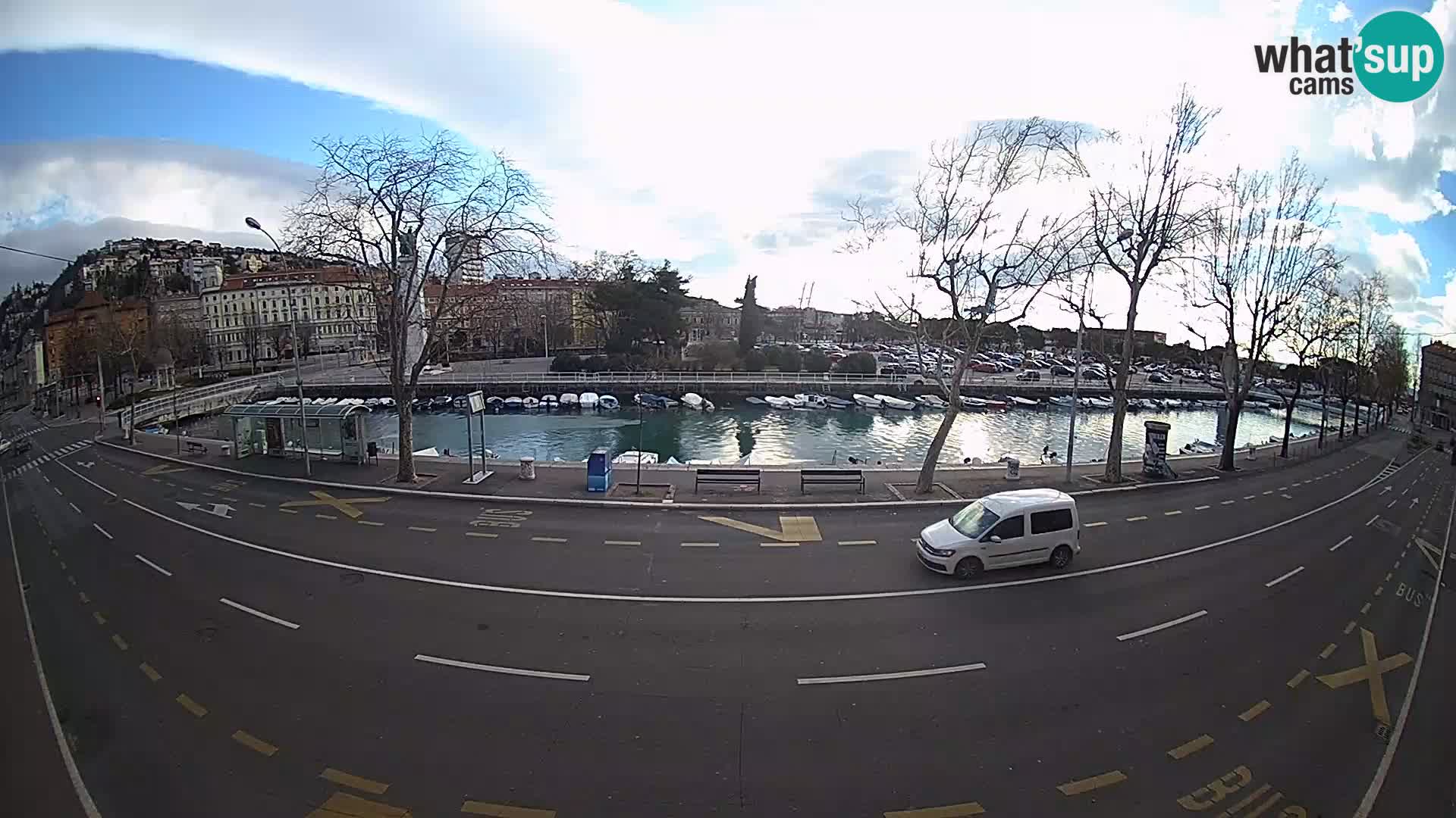 Rijeka –  La vue de Trsat et Sušak