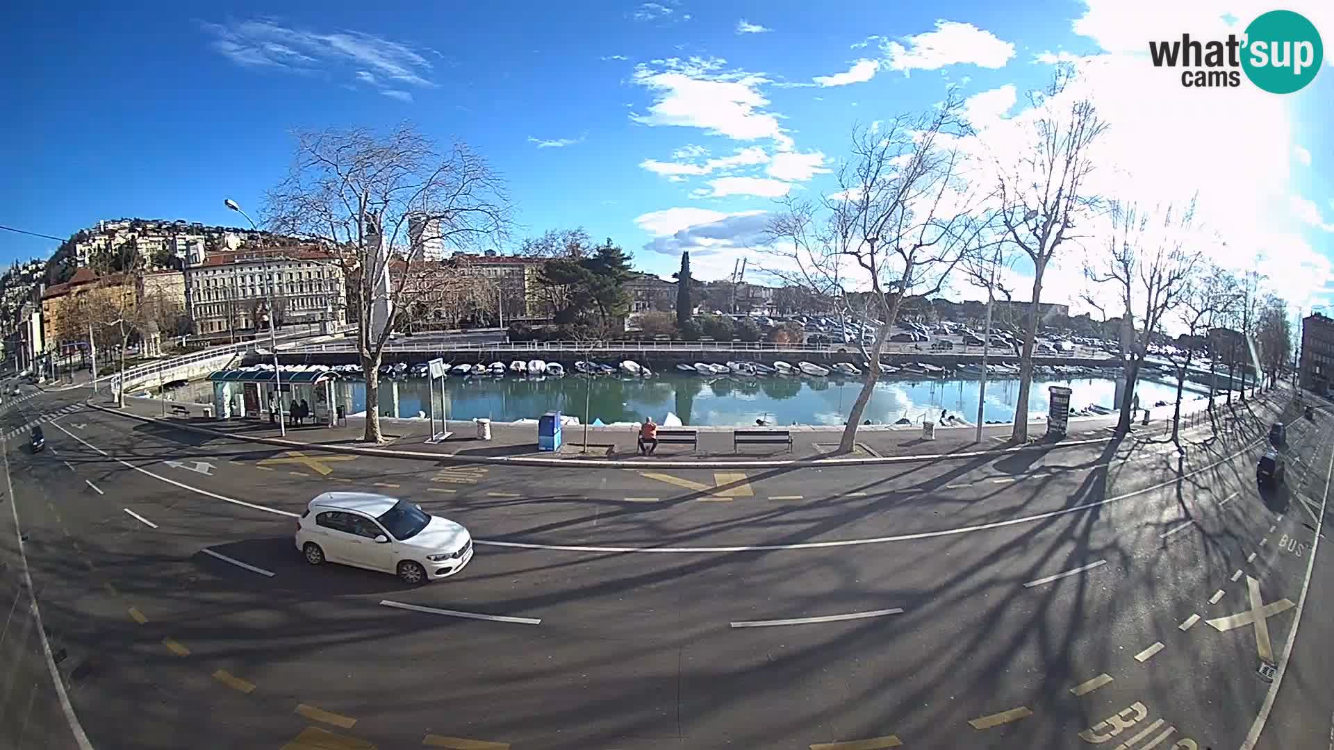 Rijeka –  pogled na Trsat i Sušak