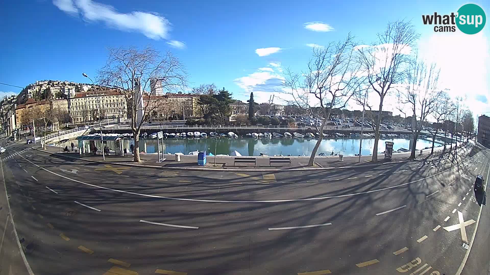 Rijeka –  La vue de Trsat et Sušak