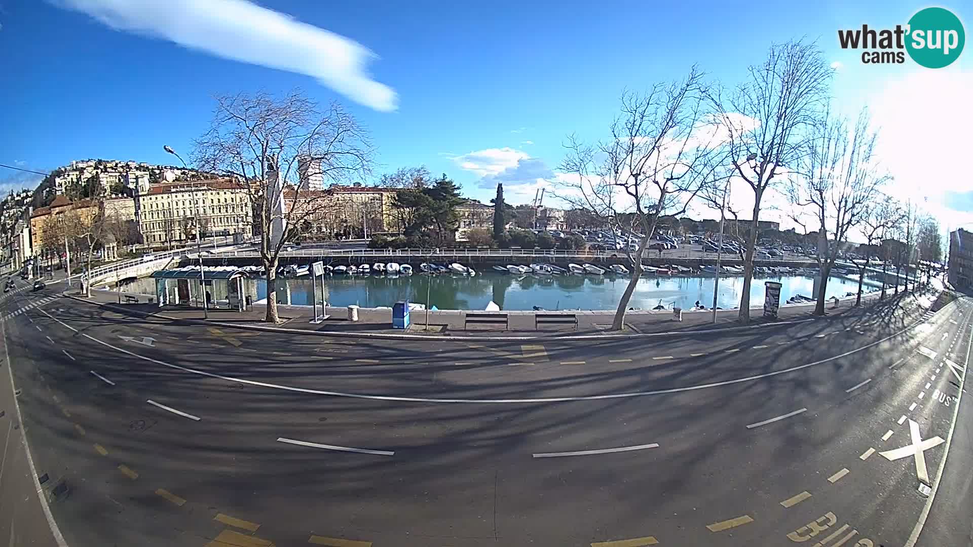 Rijeka –  La vue de Trsat et Sušak