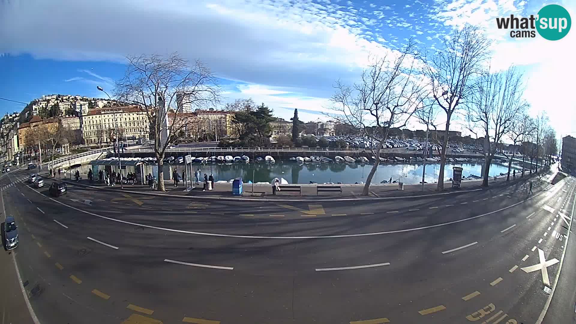 Rijeka –  pogled na Trsat i Sušak