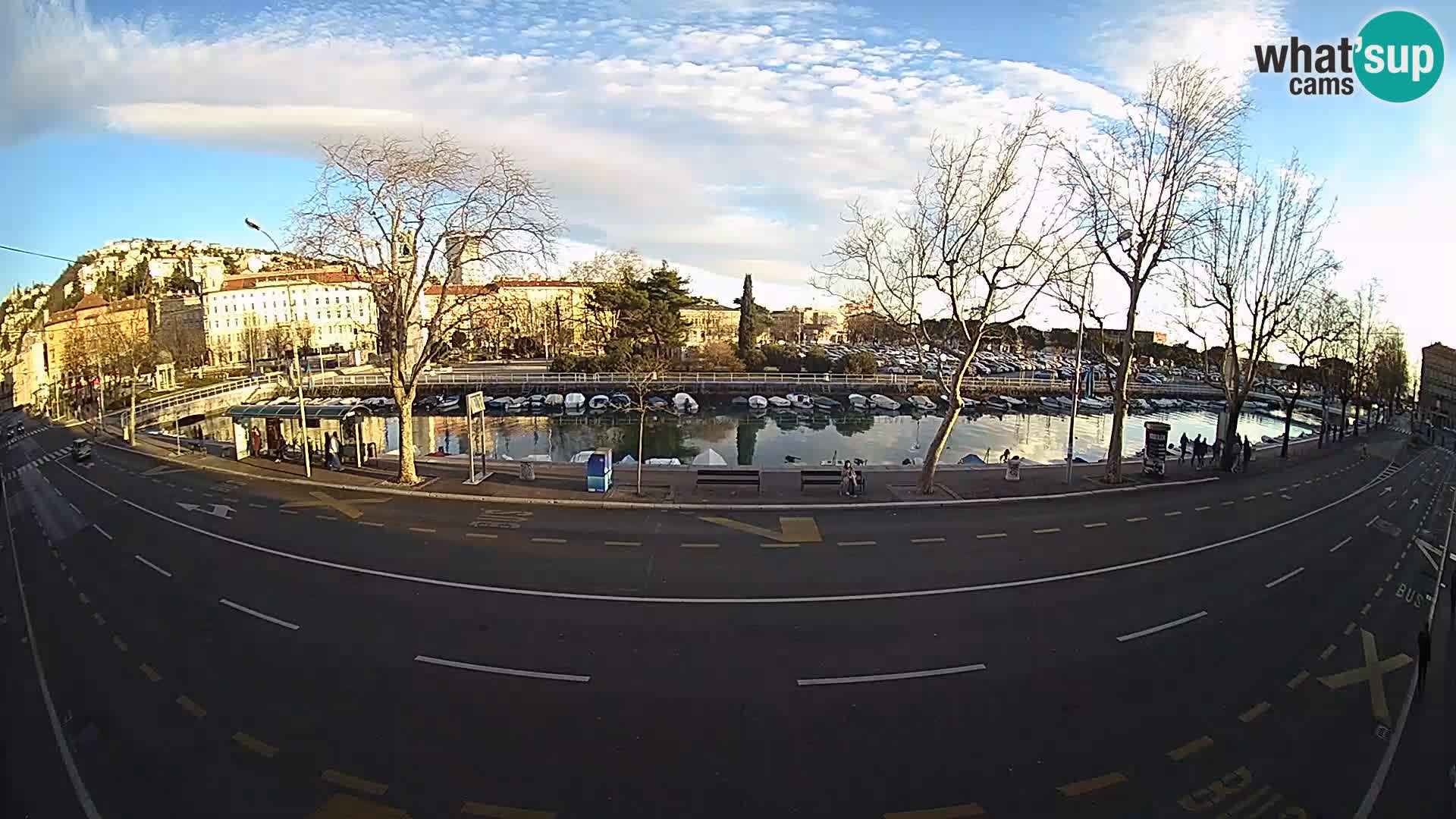 Rijeka –  La vue de Trsat et Sušak