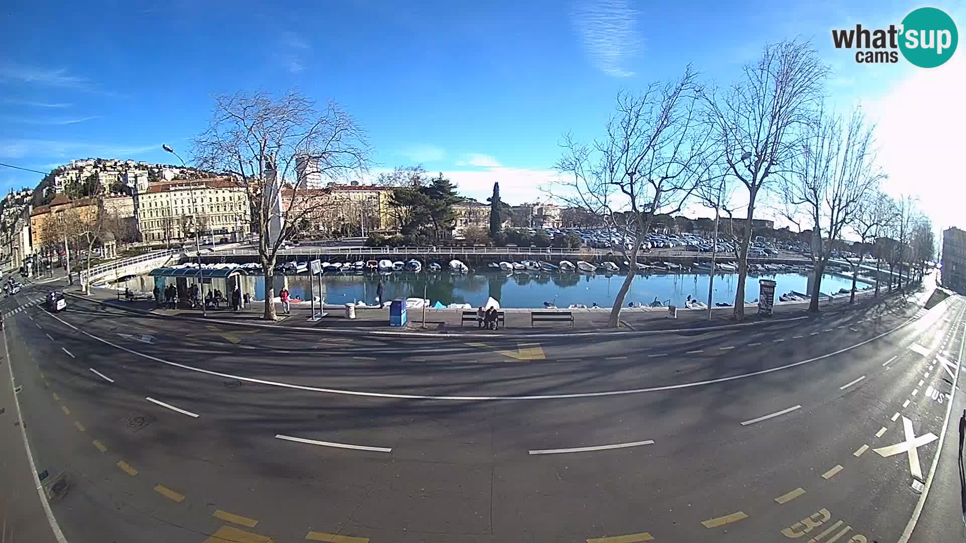 Rijeka –  La vue de Trsat et Sušak