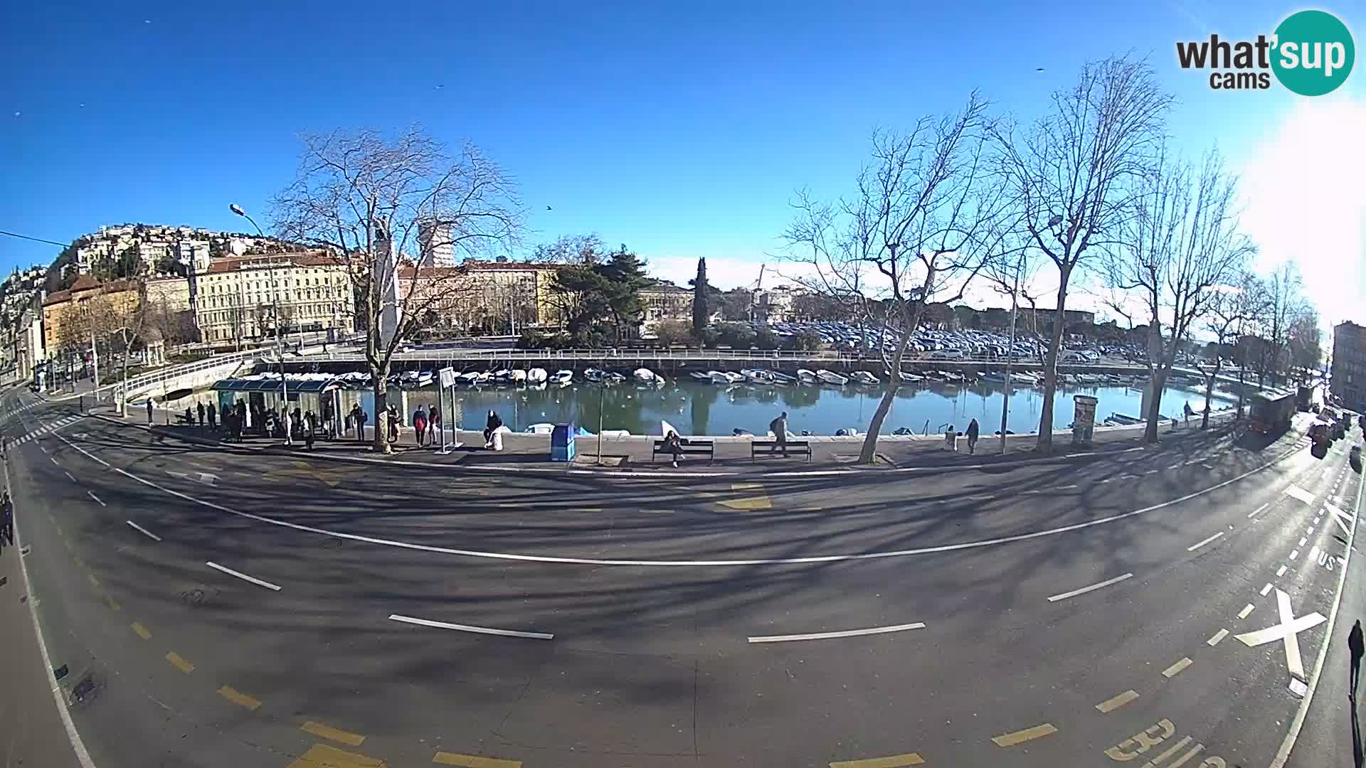 Rijeka – Der Blick auf Trsat und Sušak