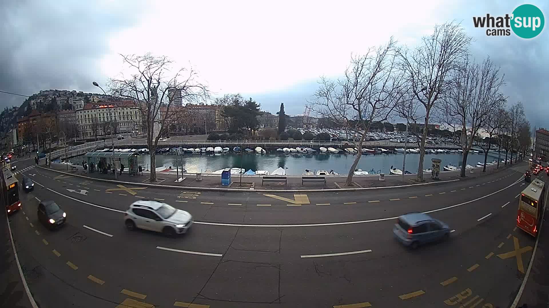 Rijeka –  La vista de Trsat y de Sušak