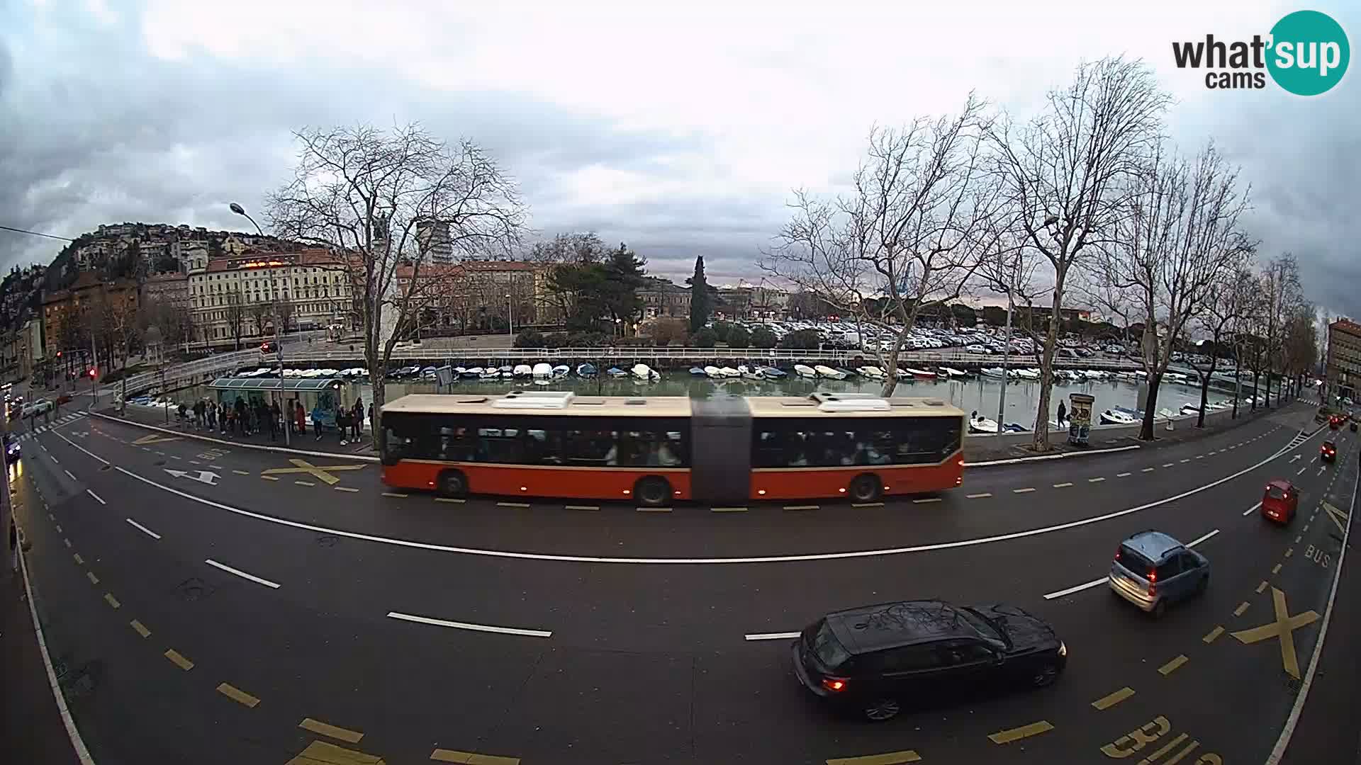 Rijeka –  La vue de Trsat et Sušak