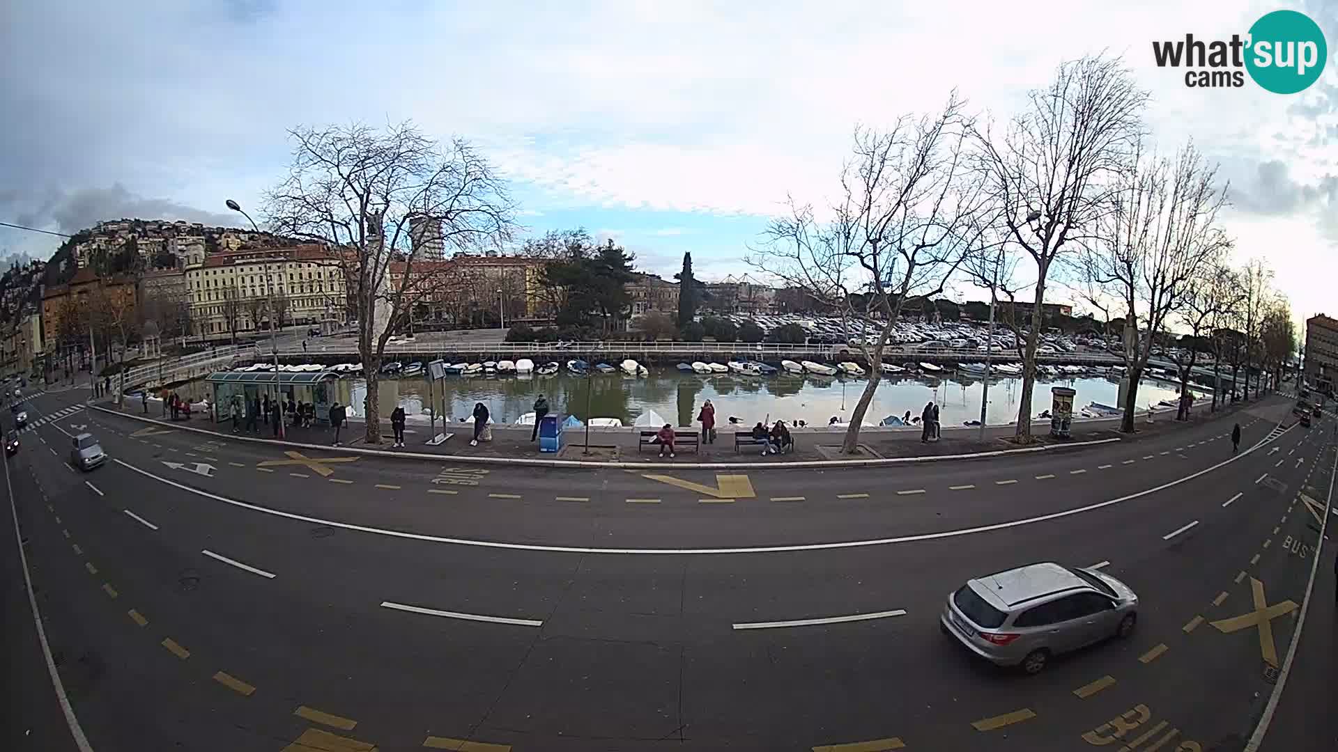 Rijeka –  La vue de Trsat et Sušak