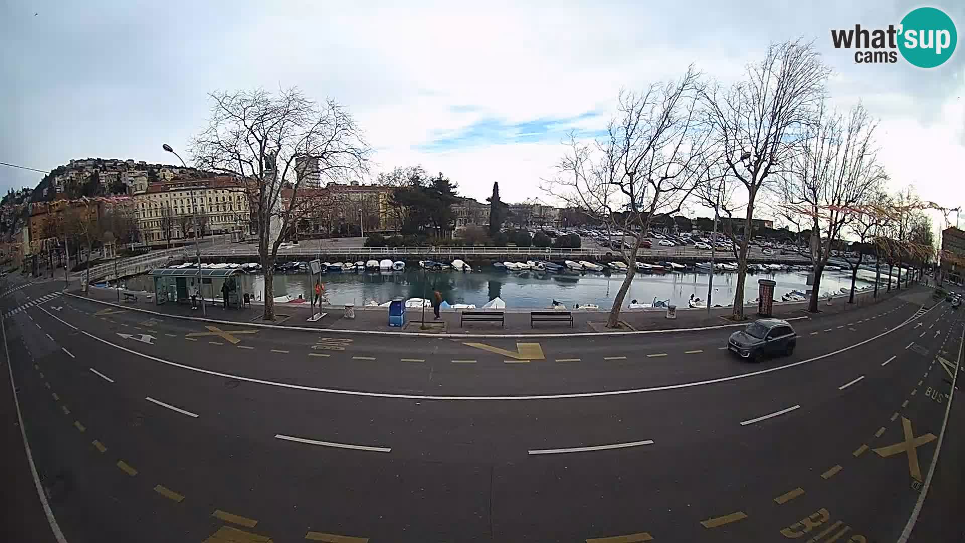 Rijeka –  pogled na Trsat i Sušak