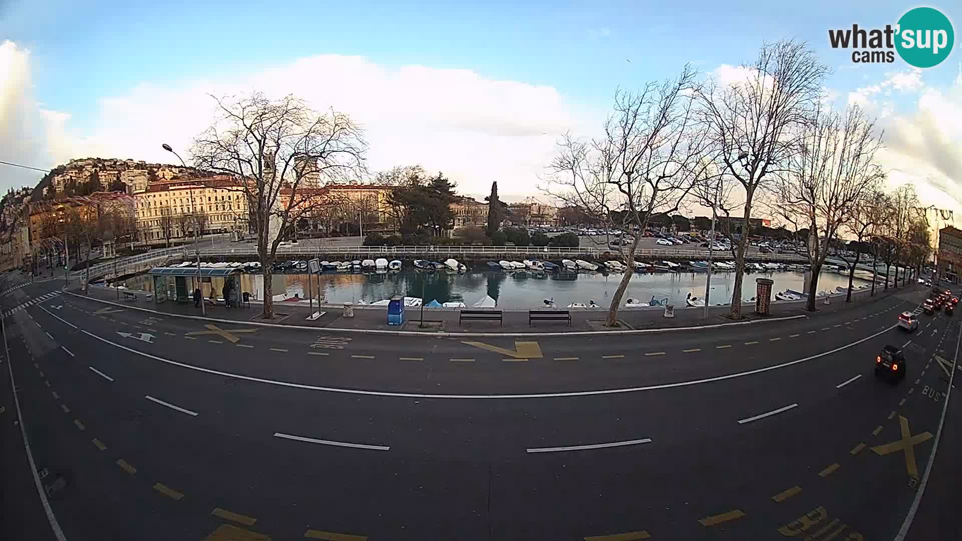 Rijeka –  pogled na Trsat i Sušak