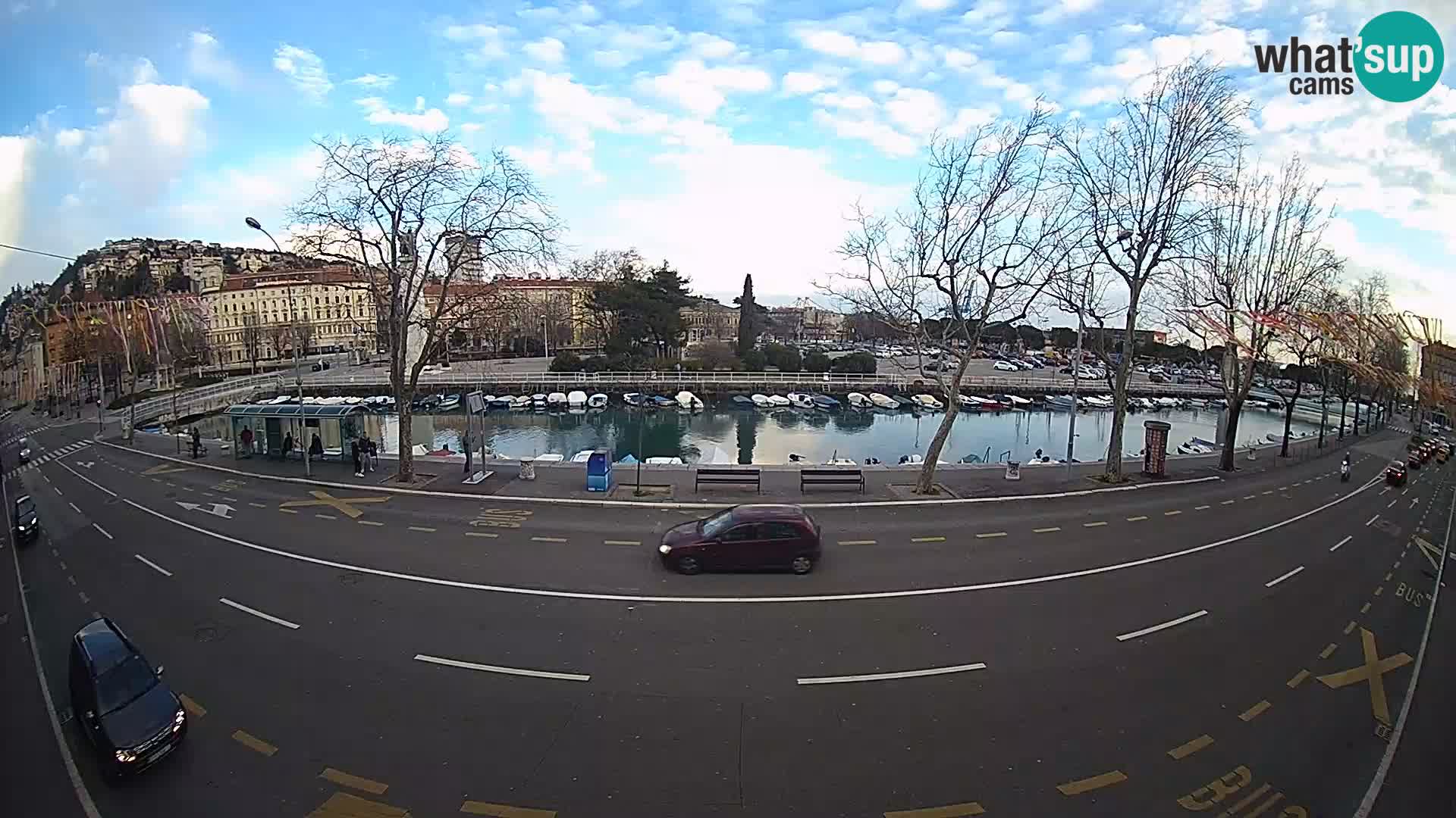 Rijeka – Der Blick auf Trsat und Sušak