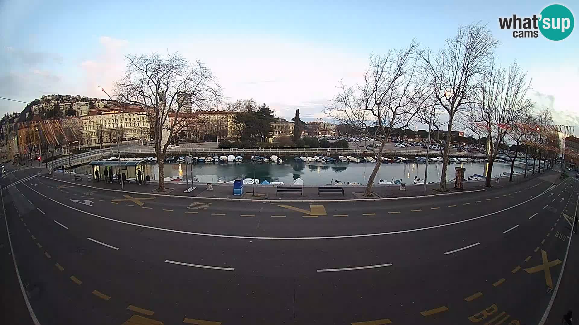 Rijeka –  La vue de Trsat et Sušak