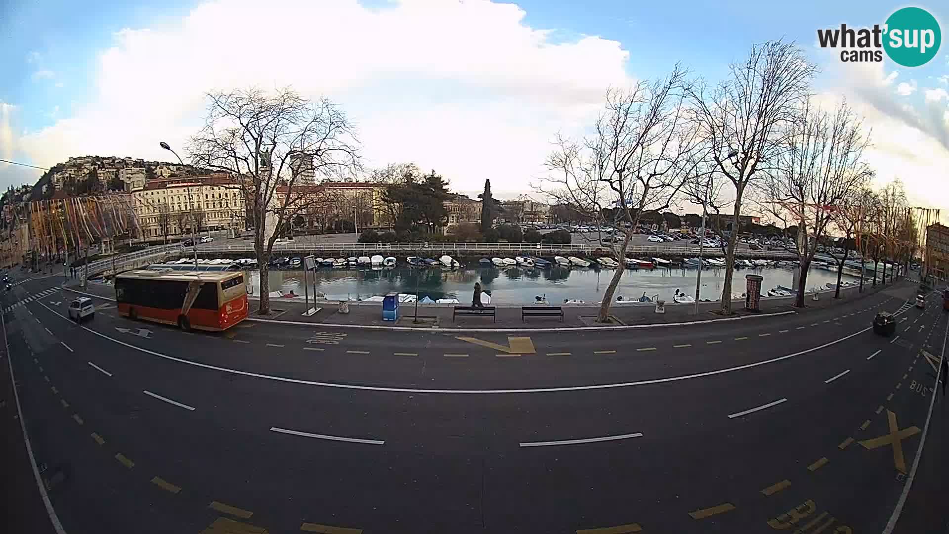 Rijeka –  La vista de Trsat y de Sušak