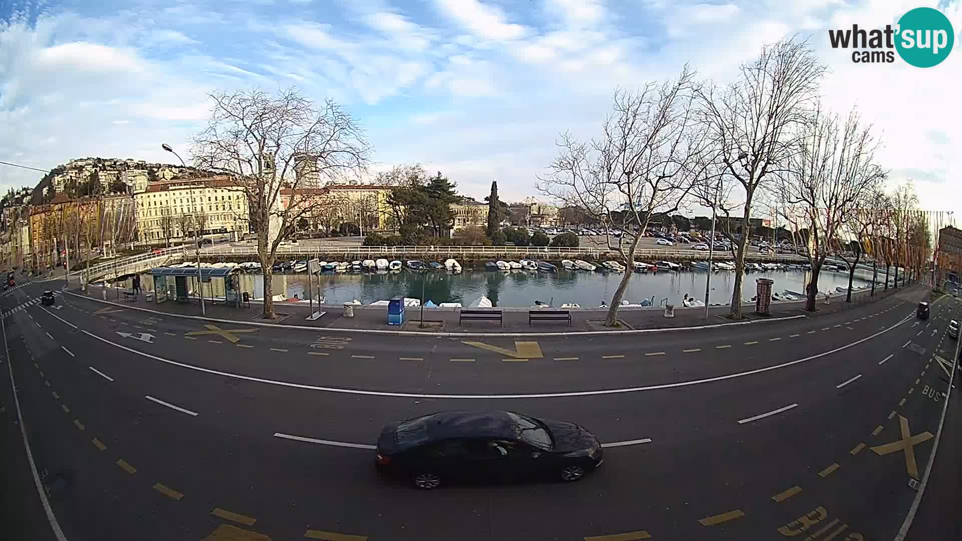 Rijeka –  La vista de Trsat y de Sušak