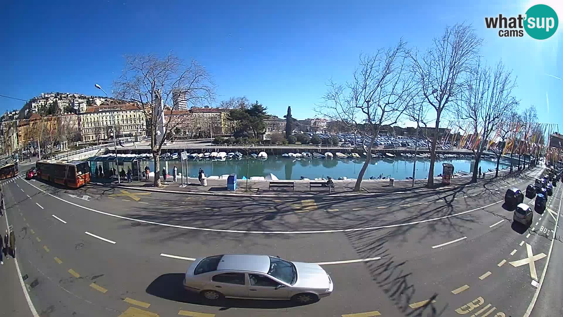 Rijeka –  La vista de Trsat y de Sušak