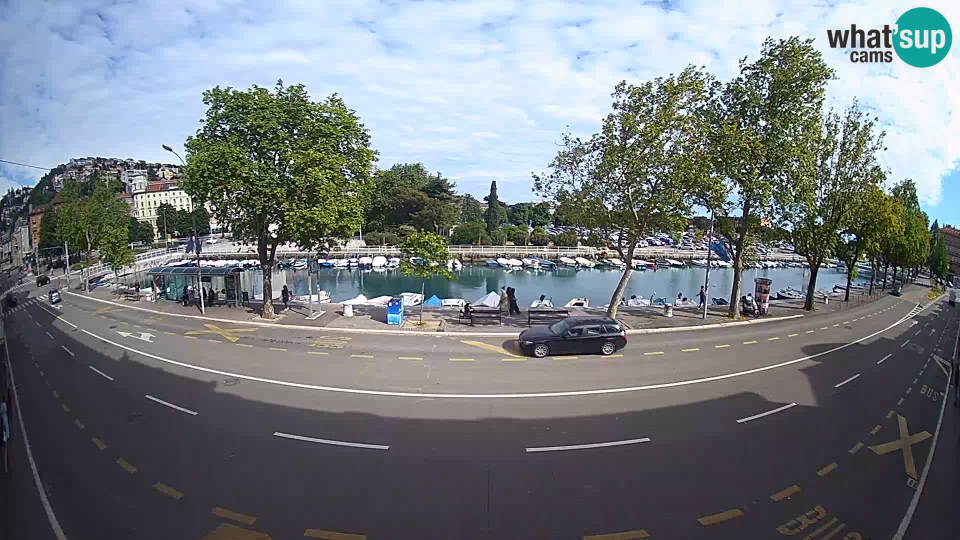 Rijeka –  La vue de Trsat et Sušak