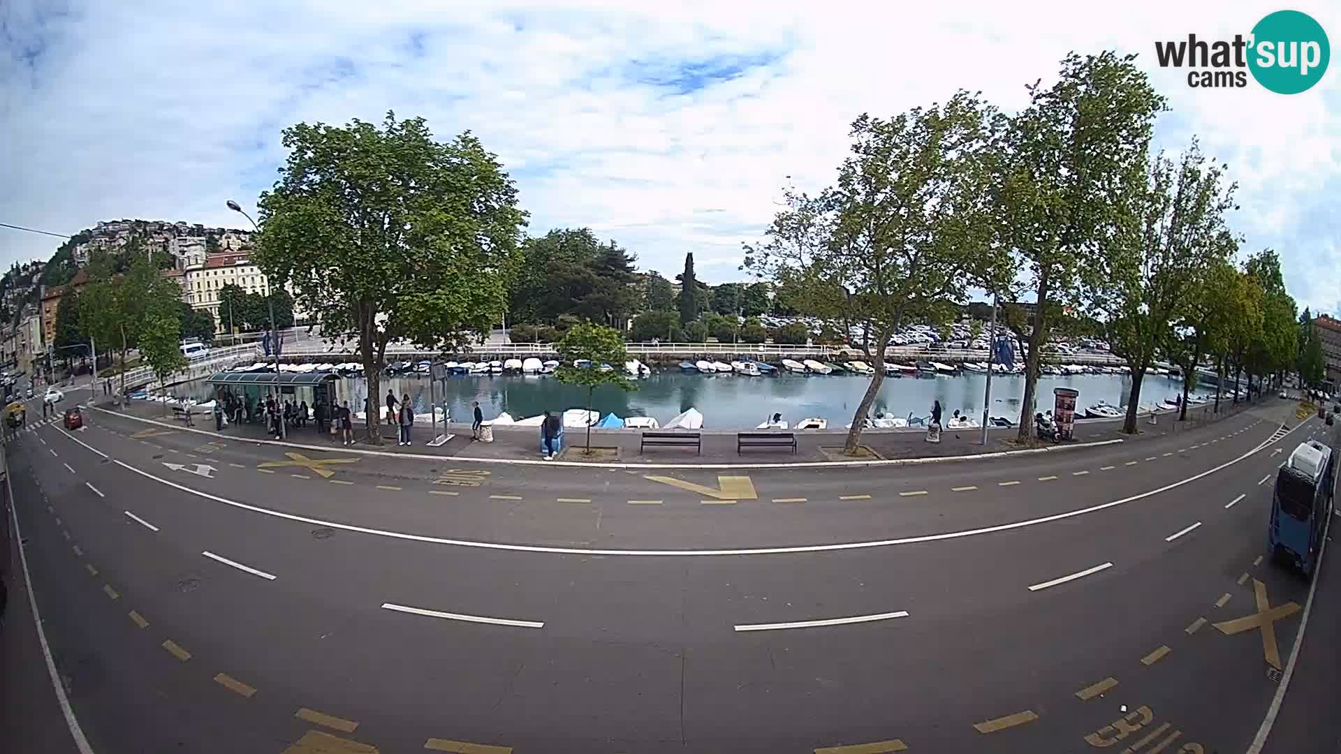 Rijeka –  La vue de Trsat et Sušak