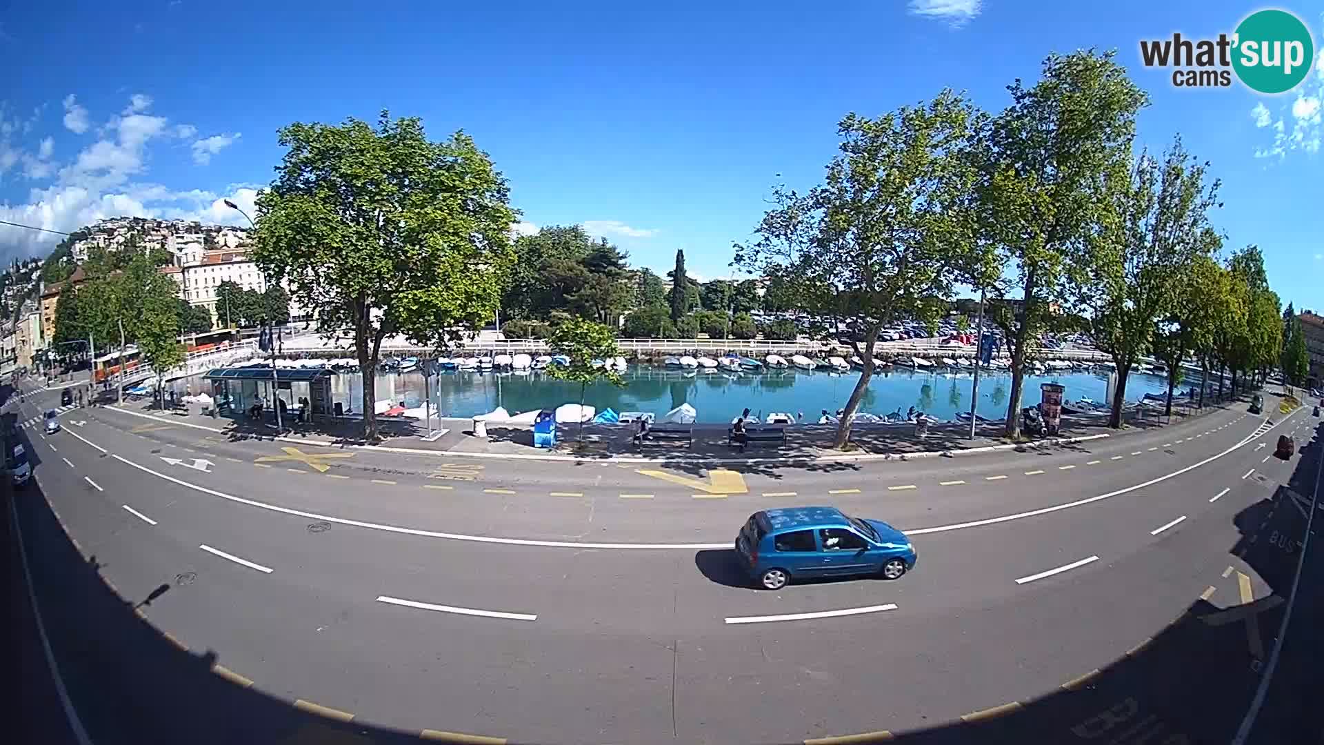 Rijeka –  La vue de Trsat et Sušak