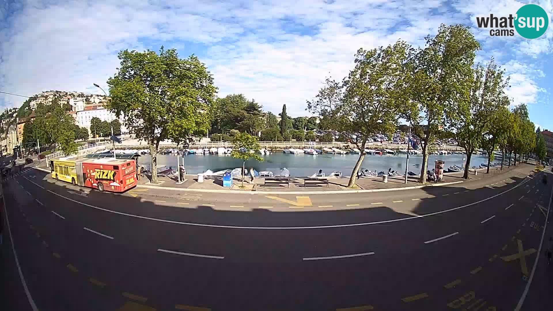 Rijeka – Der Blick auf Trsat und Sušak