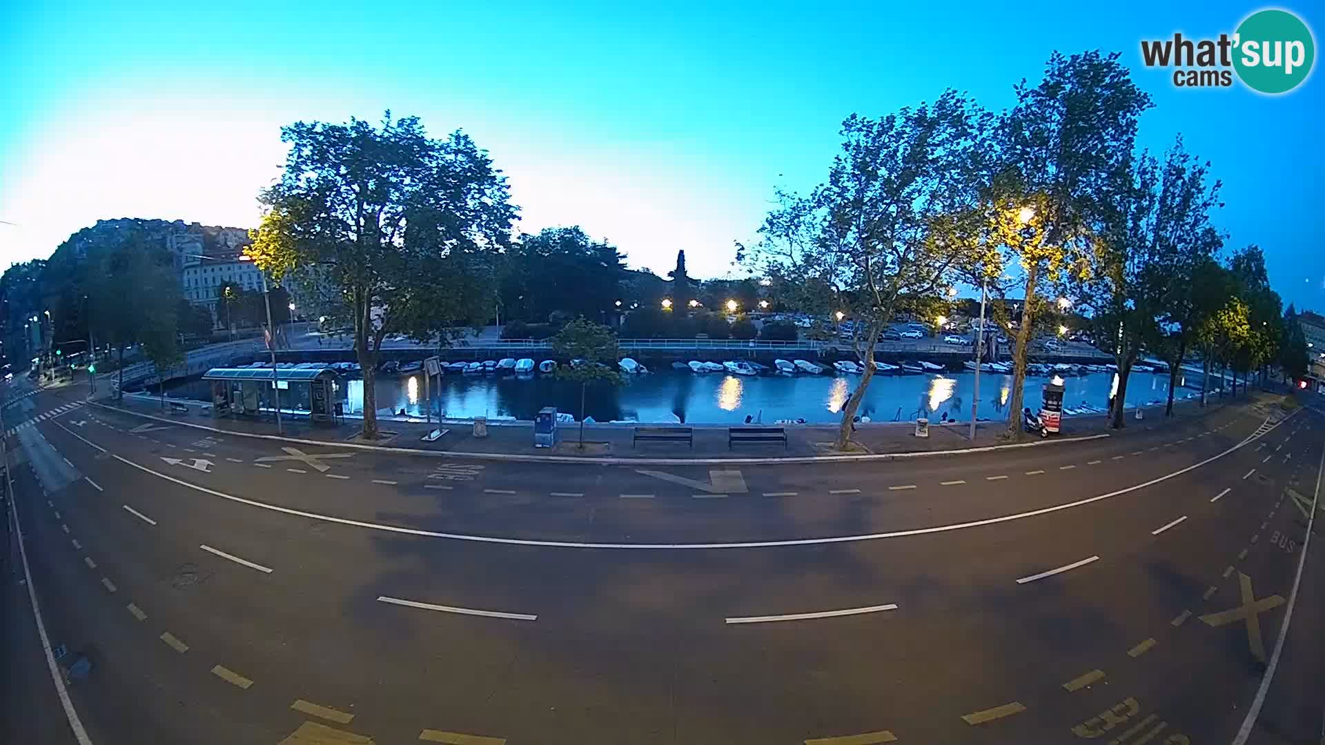 Rijeka –  La vue de Trsat et Sušak
