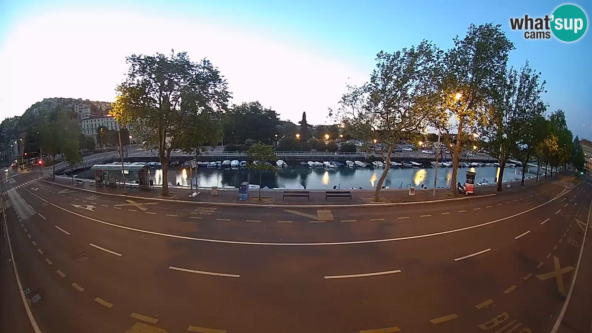 Rijeka –  La vue de Trsat et Sušak