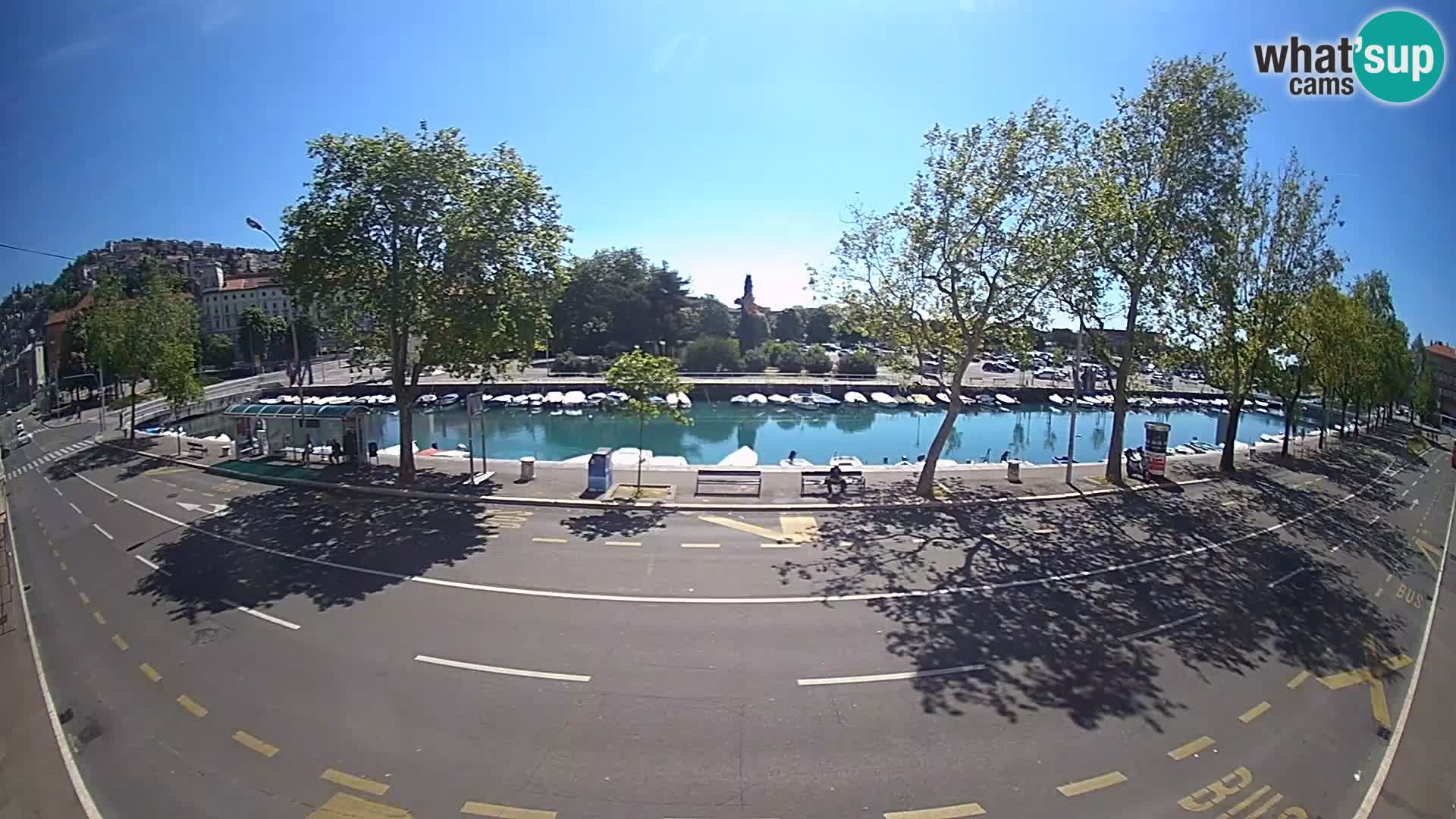 Rijeka –  La vista de Trsat y de Sušak
