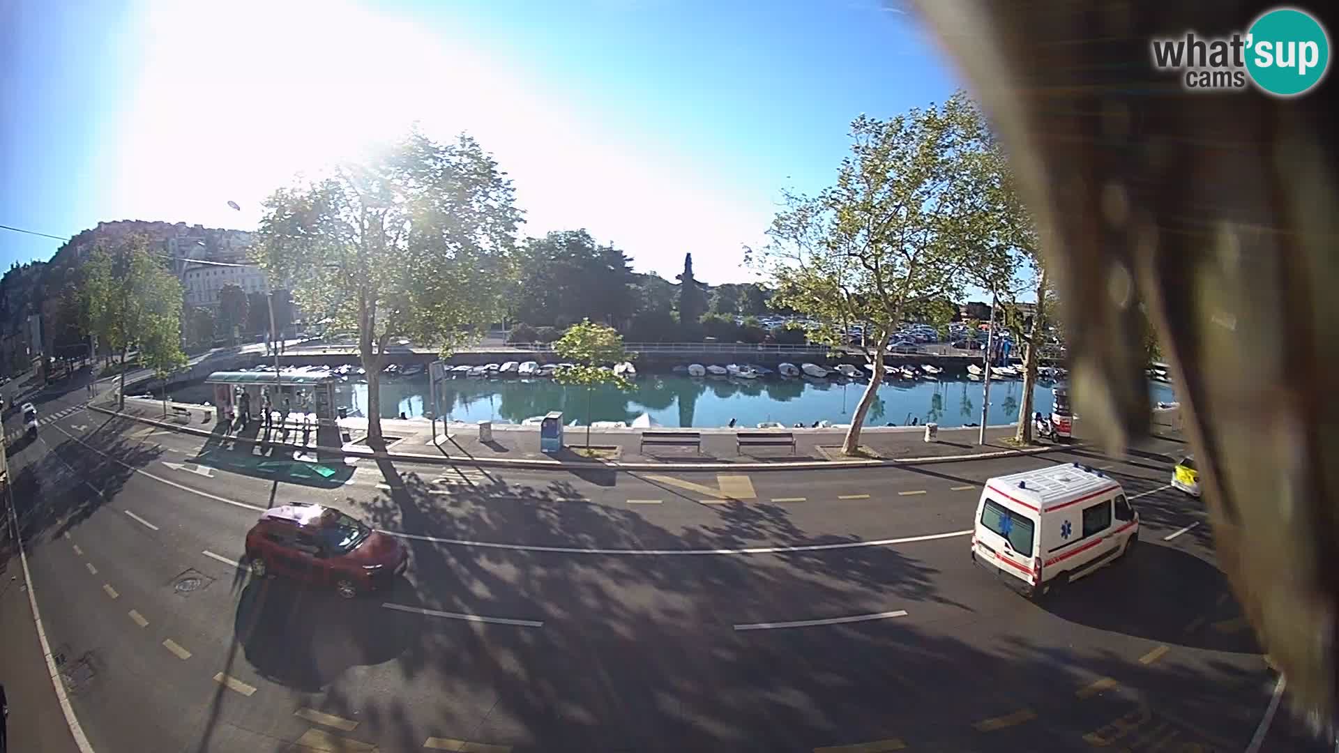 Rijeka –  La vue de Trsat et Sušak