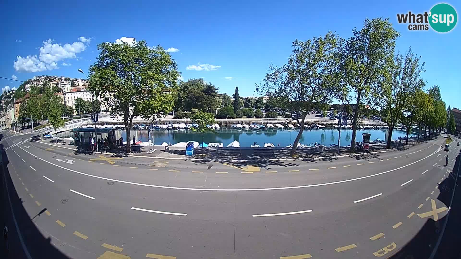 Rijeka – Der Blick auf Trsat und Sušak
