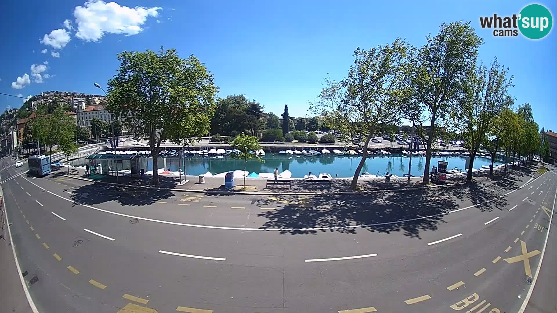 Rijeka –  La vista de Trsat y de Sušak