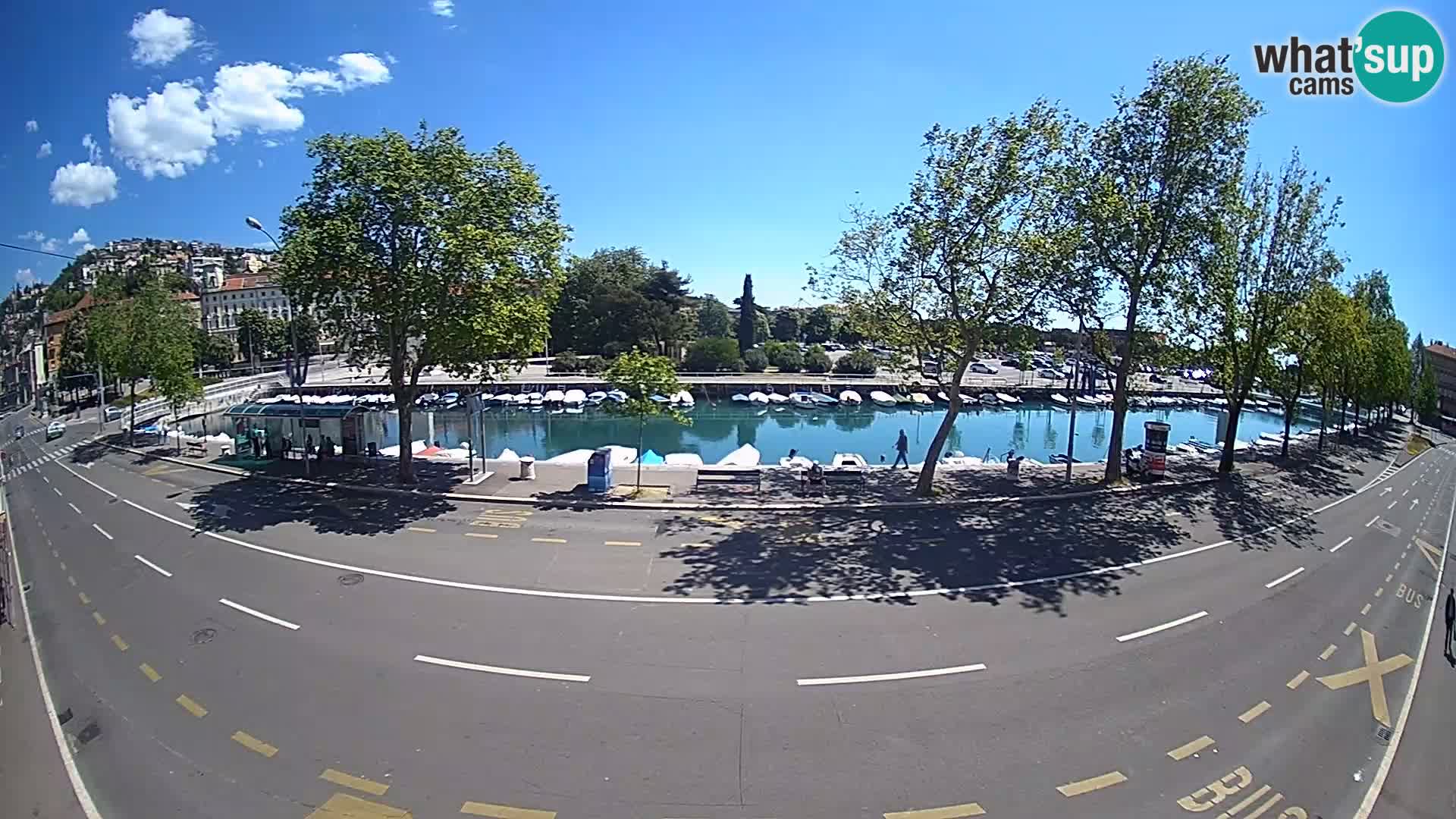 Rijeka –  La vista de Trsat y de Sušak