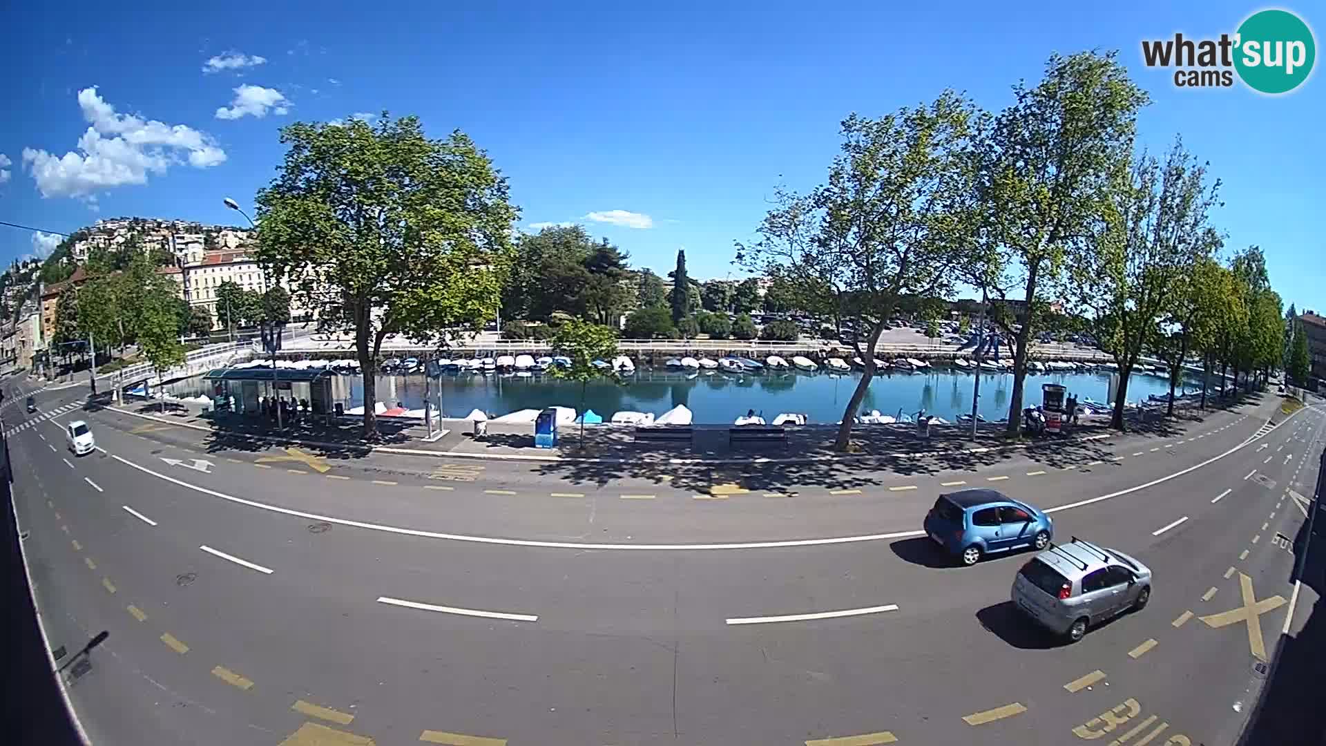 Rijeka – Der Blick auf Trsat und Sušak
