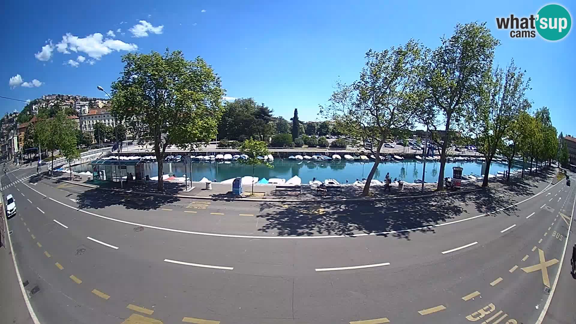 Rijeka –  pogled na Trsat i Sušak