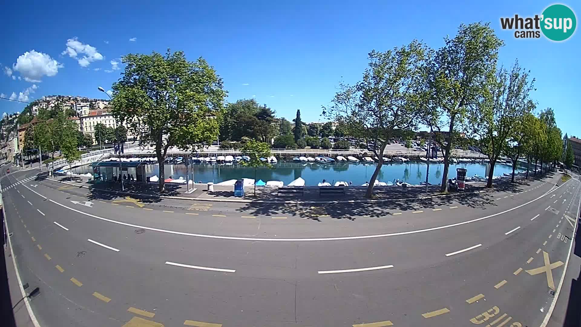 Rijeka –  La vue de Trsat et Sušak