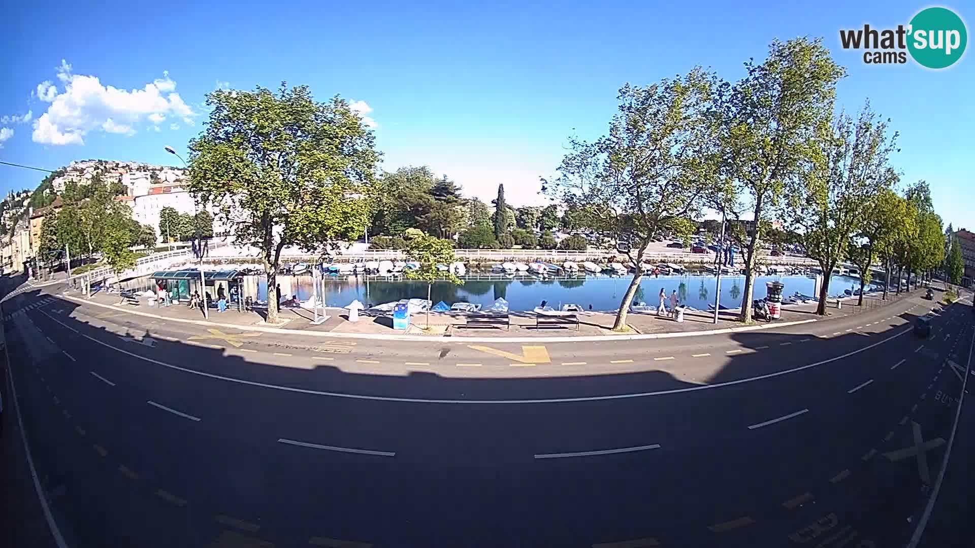 Rijeka –  pogled na Trsat i Sušak