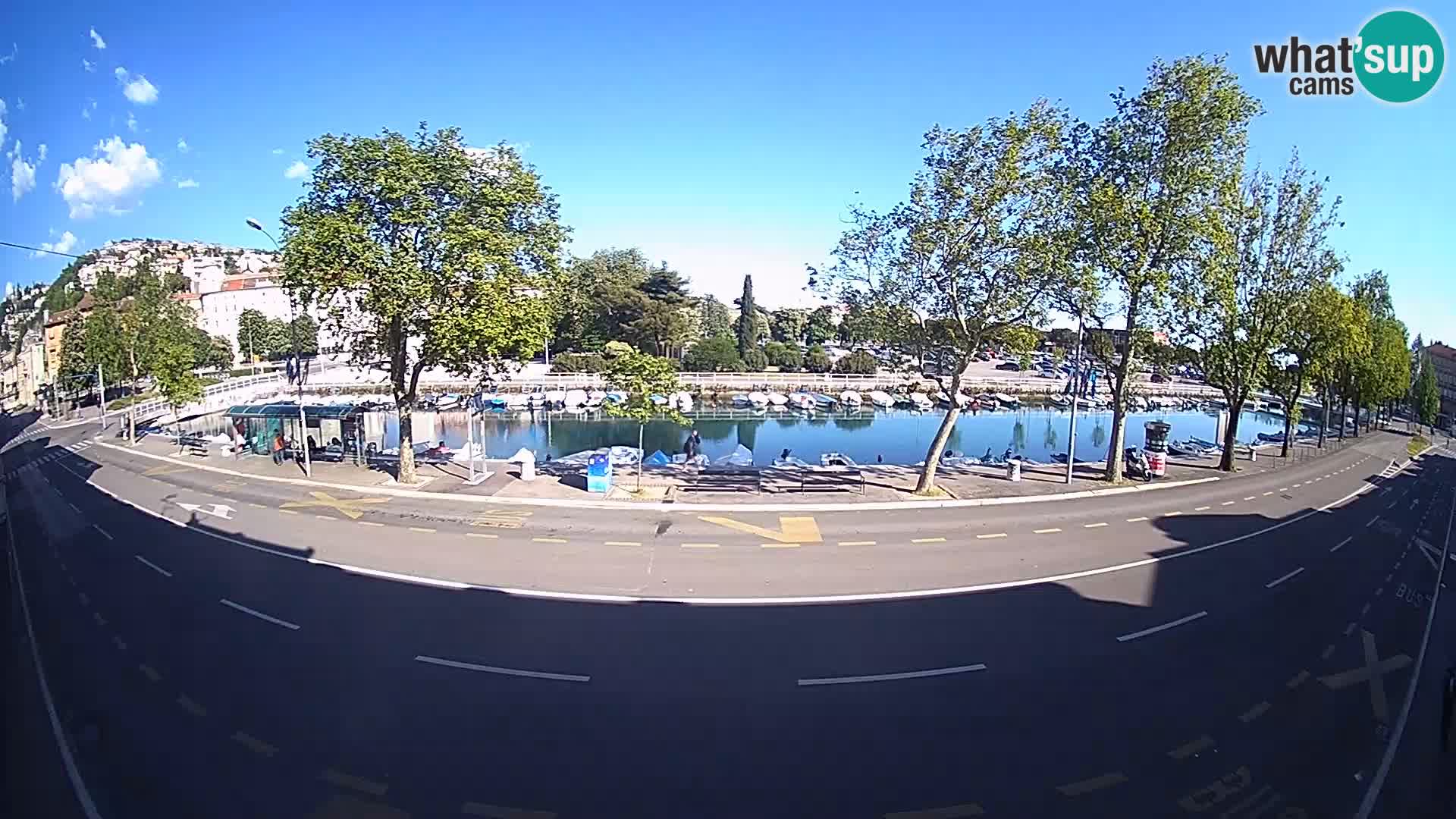Rijeka – Der Blick auf Trsat und Sušak