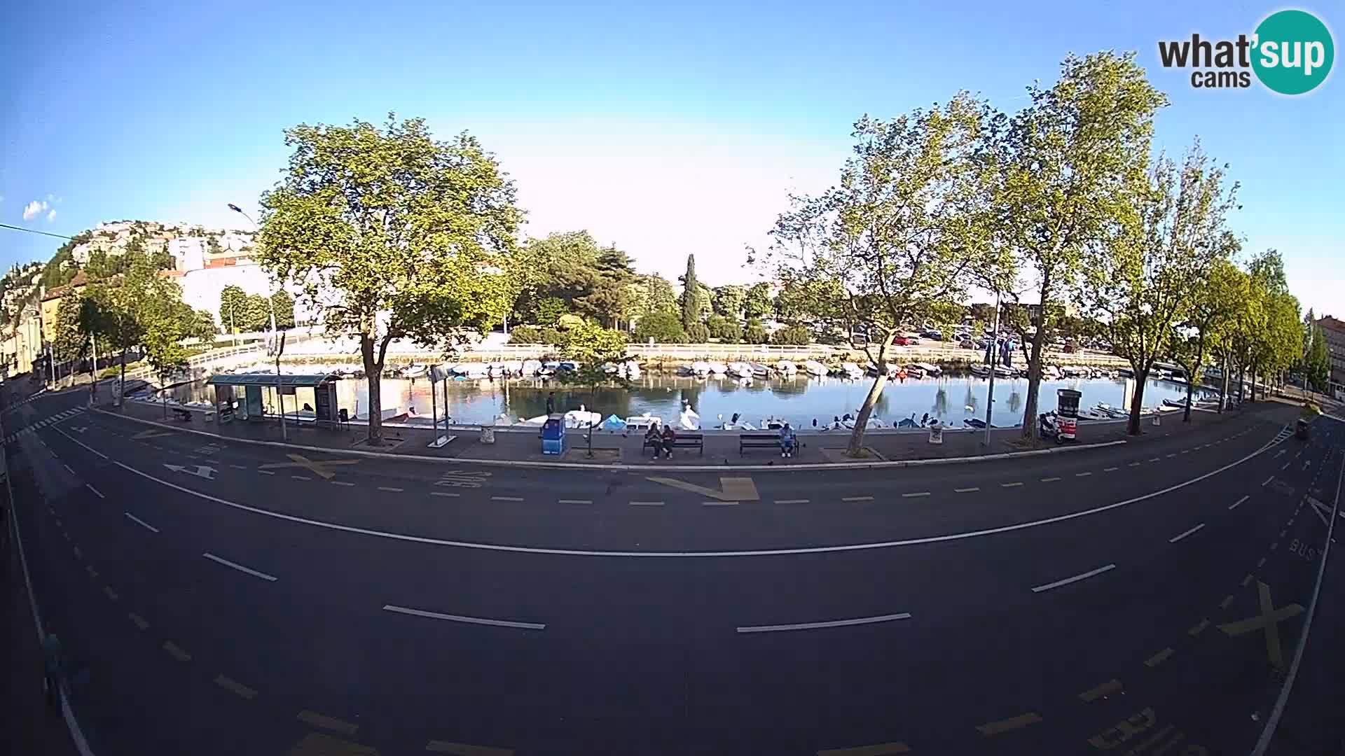 Rijeka –  pogled na Trsat i Sušak