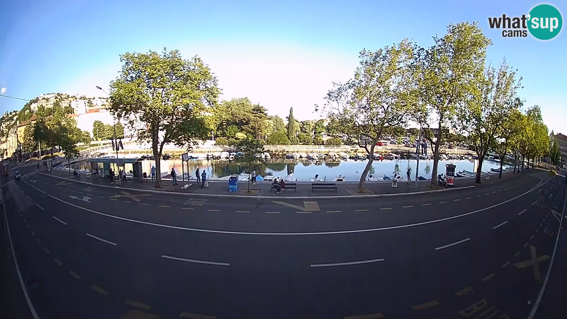 Rijeka –  pogled na Trsat i Sušak