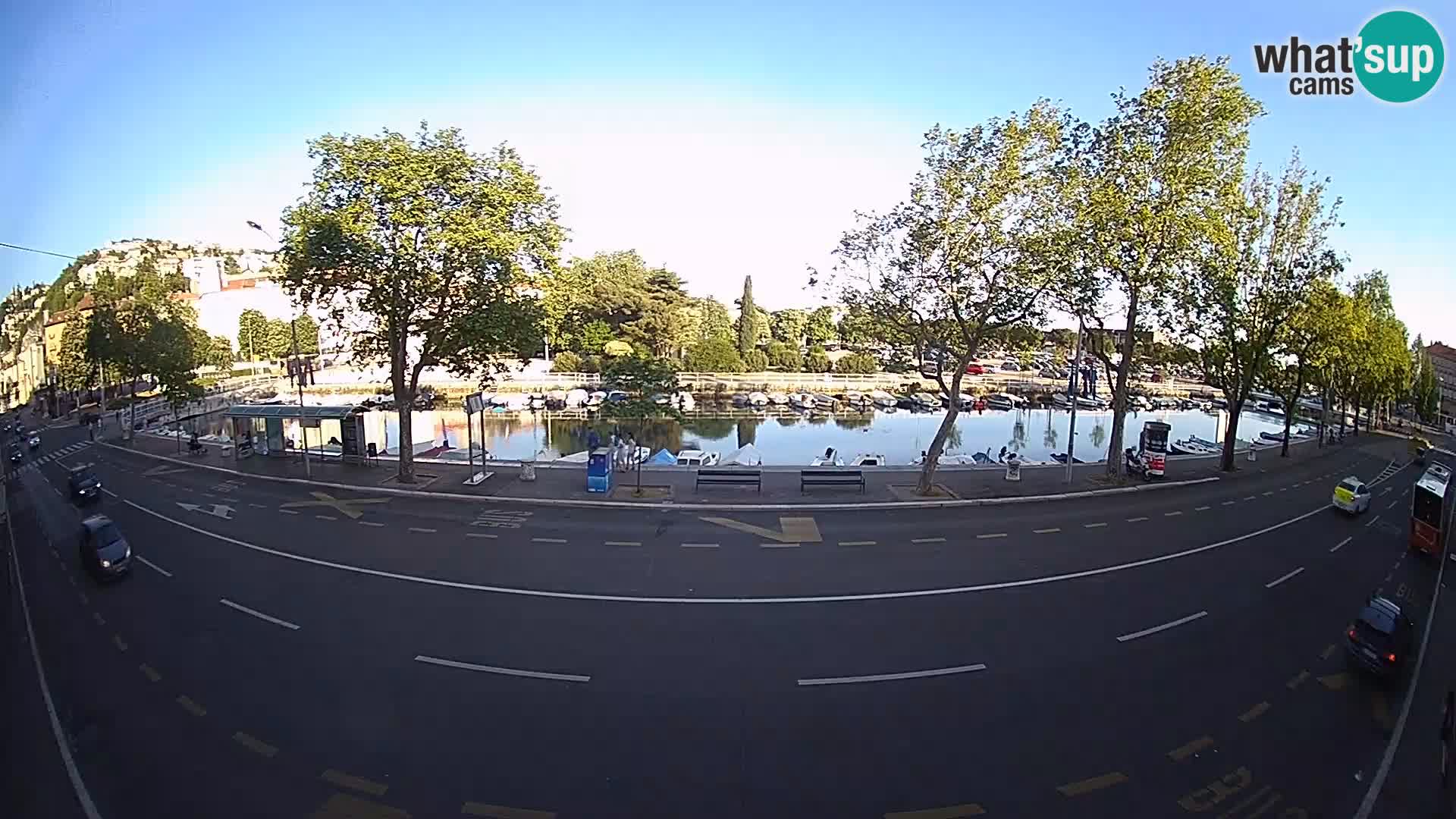 Rijeka – Der Blick auf Trsat und Sušak