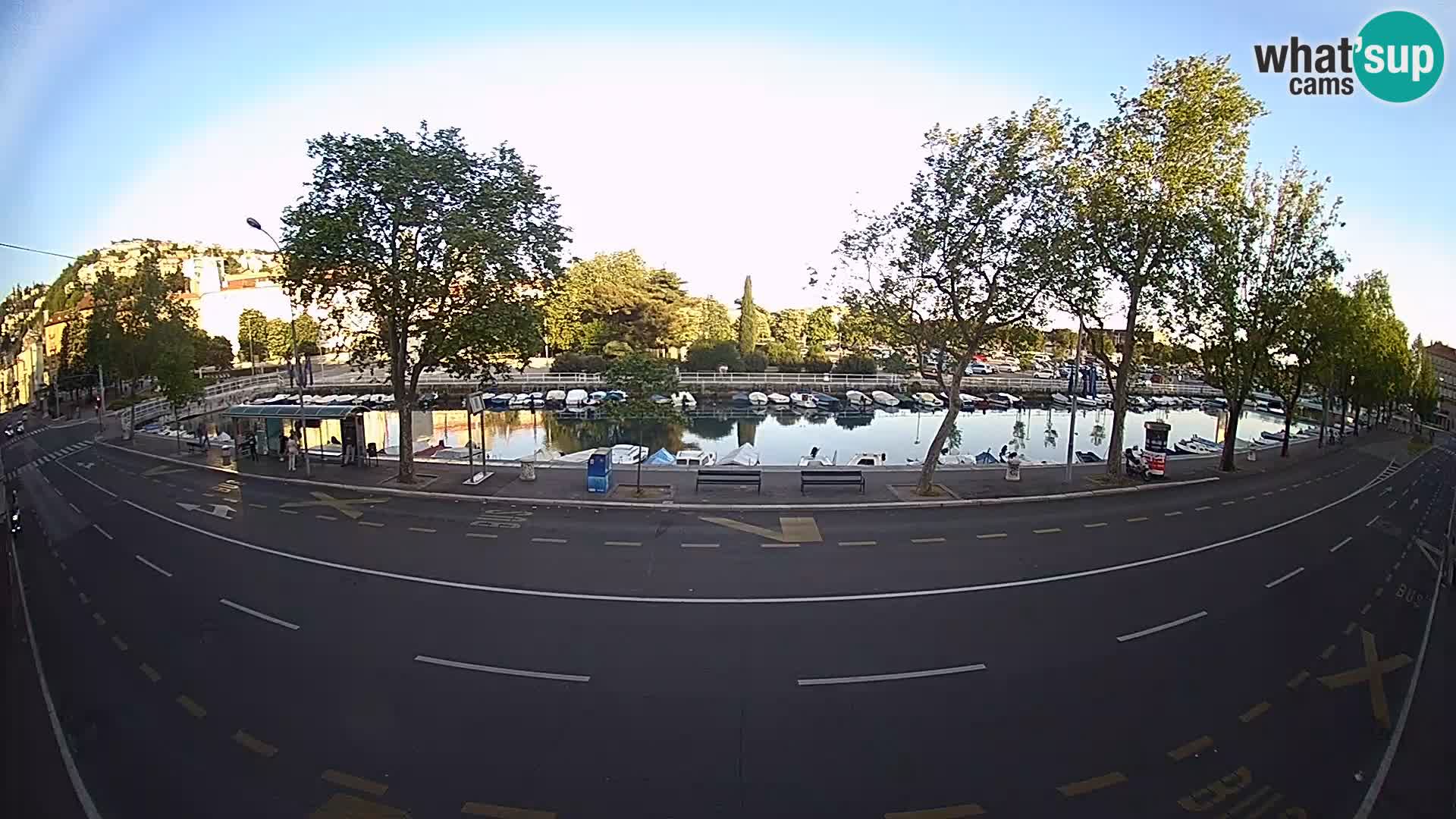 Rijeka – Der Blick auf Trsat und Sušak