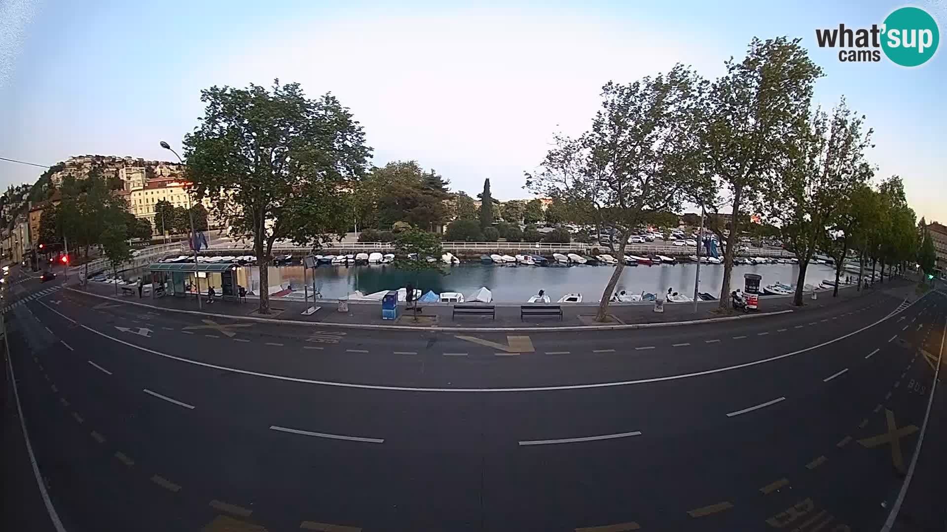 Rijeka –  La vue de Trsat et Sušak